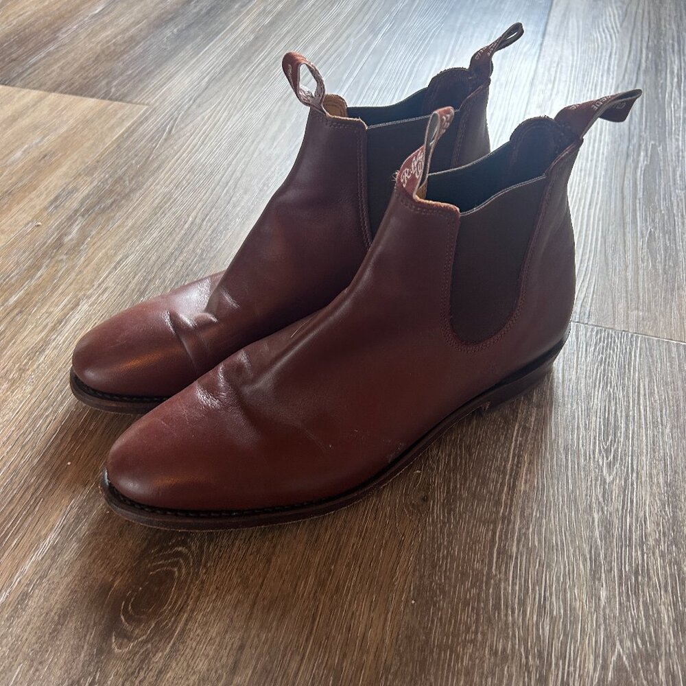 R.M. Williams Moriarty boot – brown pull-up leather